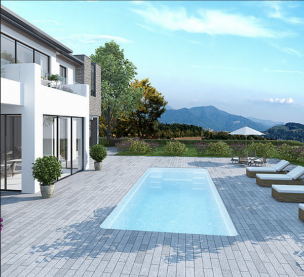 Abverkauf NAUTILUS-Pool PEGASUS mit Technik-Paket 800 x 380 x 150 cm