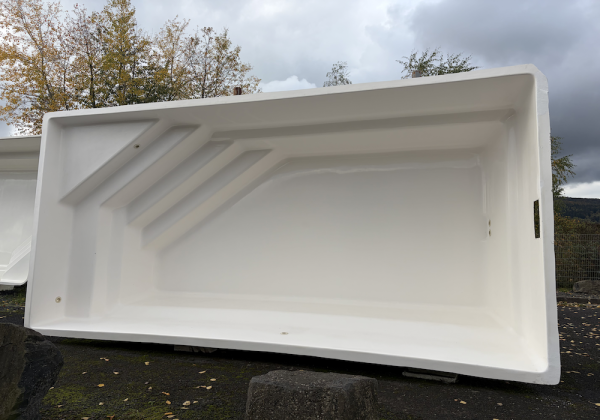 Abverkauf GFK-Pool CÉLESTINE 600 x 300 x 146 cm