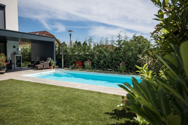 Ceramic-Pool MONACO 750 mit Wärmepumpe und Sicherheitsabdeckung